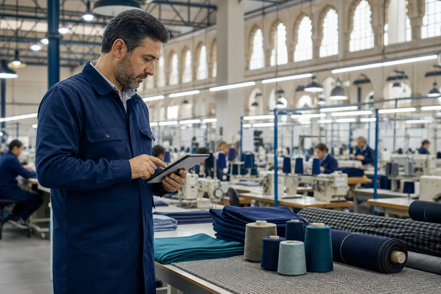 ERP textile au Maroc : production, sous-traitance, qualité et traçabilité