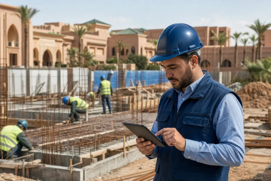 Odoo pour le BTP au Maroc : chantiers, achats, sous-traitance et marges