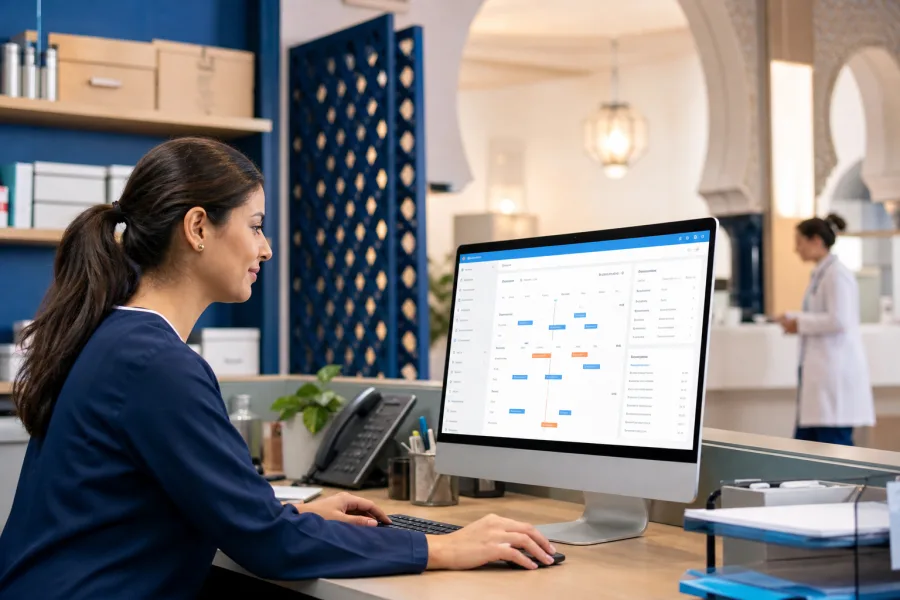 Odoo pour clinique et laboratoire au Maroc : parcours patient, stock et facturation
