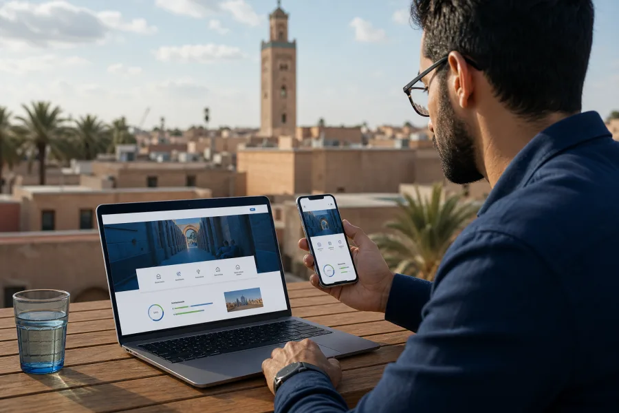 Site mobile rapide au Maroc : Core Web Vitals, SEO et conversion