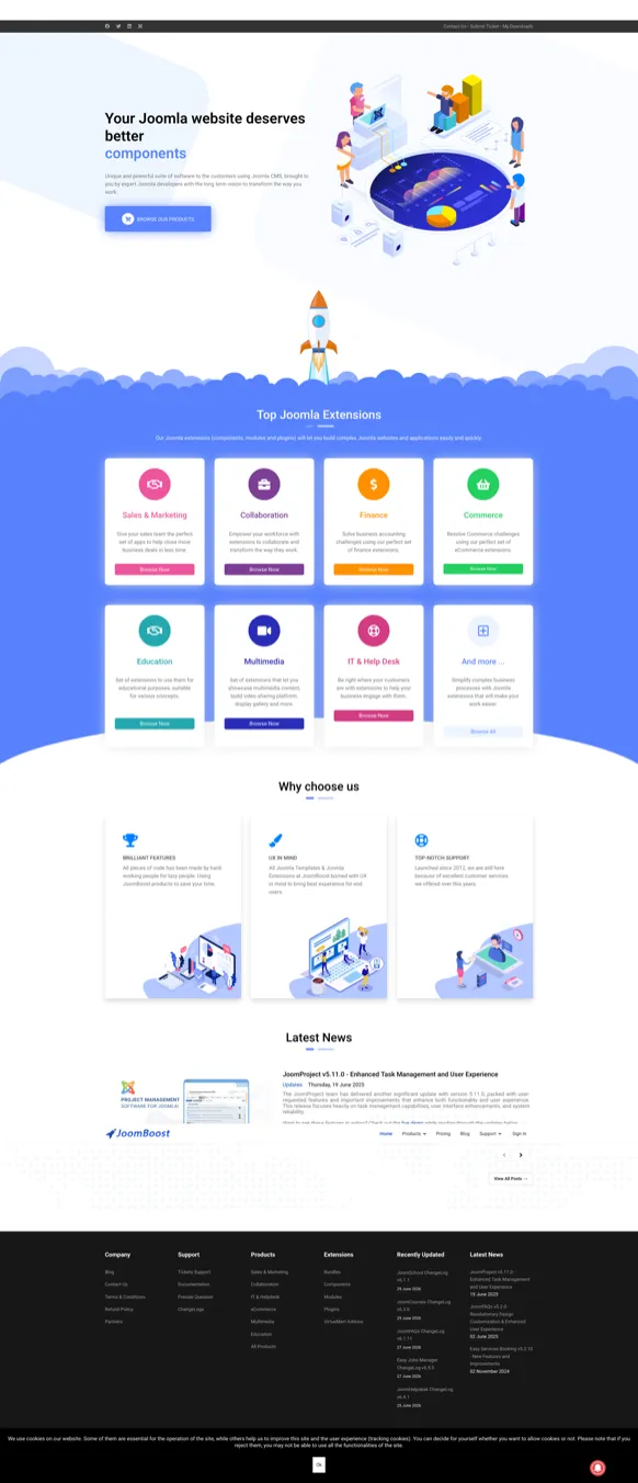 JoomBoost — Marketplace Joomla